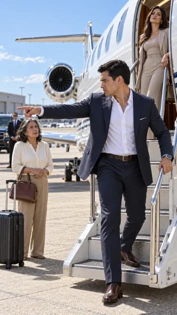 Mi hijo me dejó fuera del avión sin saber que el viaje estaba reservado a mi nombre