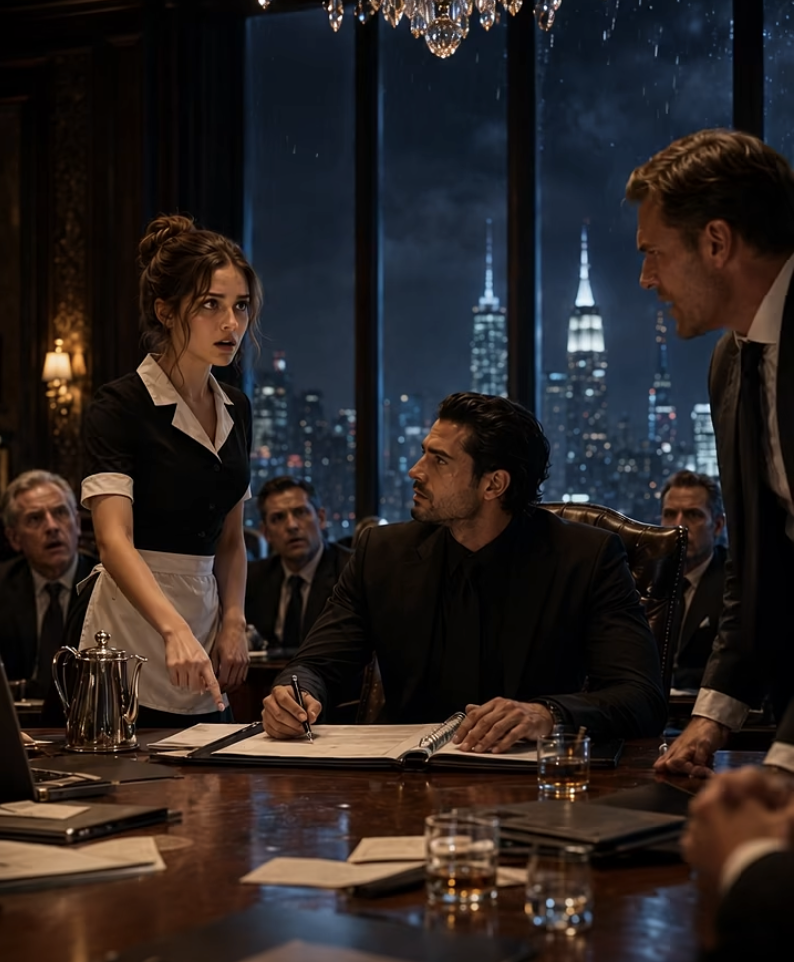 20 Executives Missed the Trap — Then a Waitress Whispered One Sentence and Saved a Mafia Boss’s $200 Million Empire. HH